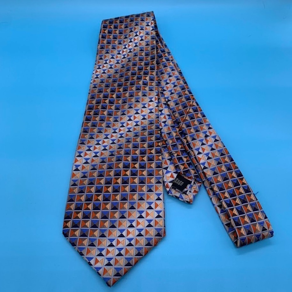 PRONTO UOMO Men's 100% Silk Wide Necktie Designer‎ Geometric